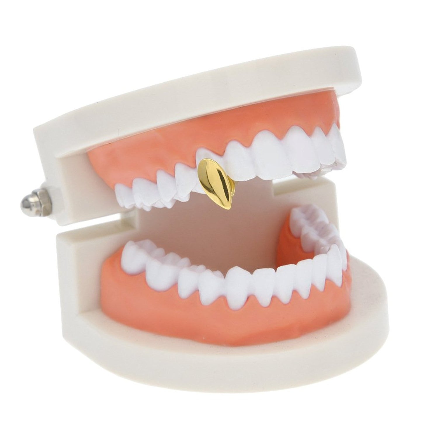 14k Yellow Gold Plated Single Tooth Cap Grill