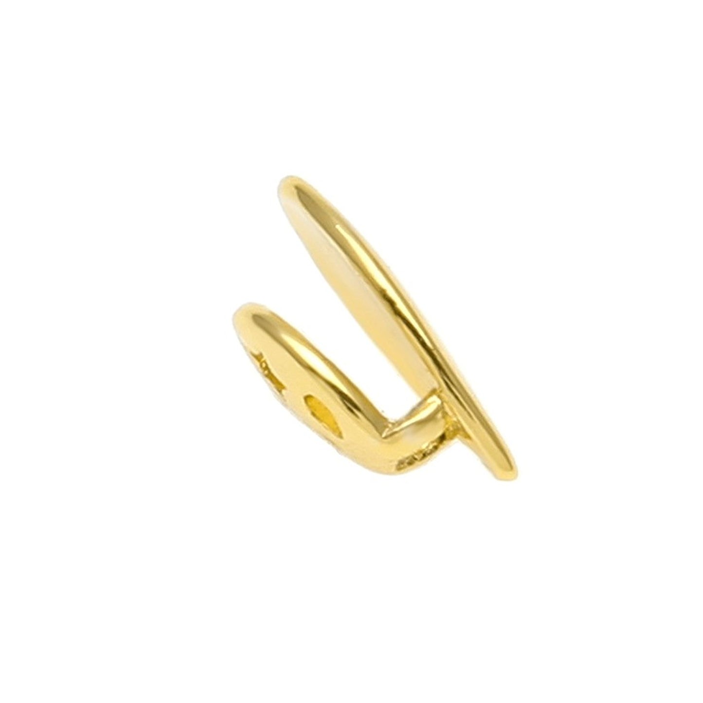 14k Yellow Gold Plated Single Tooth Cap Grill