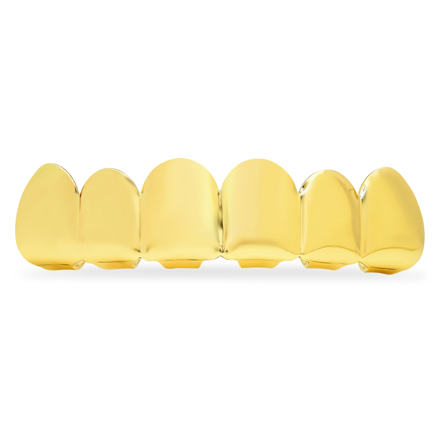 Removable Top/Bottom Teeth Grillz Set (24k Gold Plated or Rhodium Plated) + Polishing Cloth