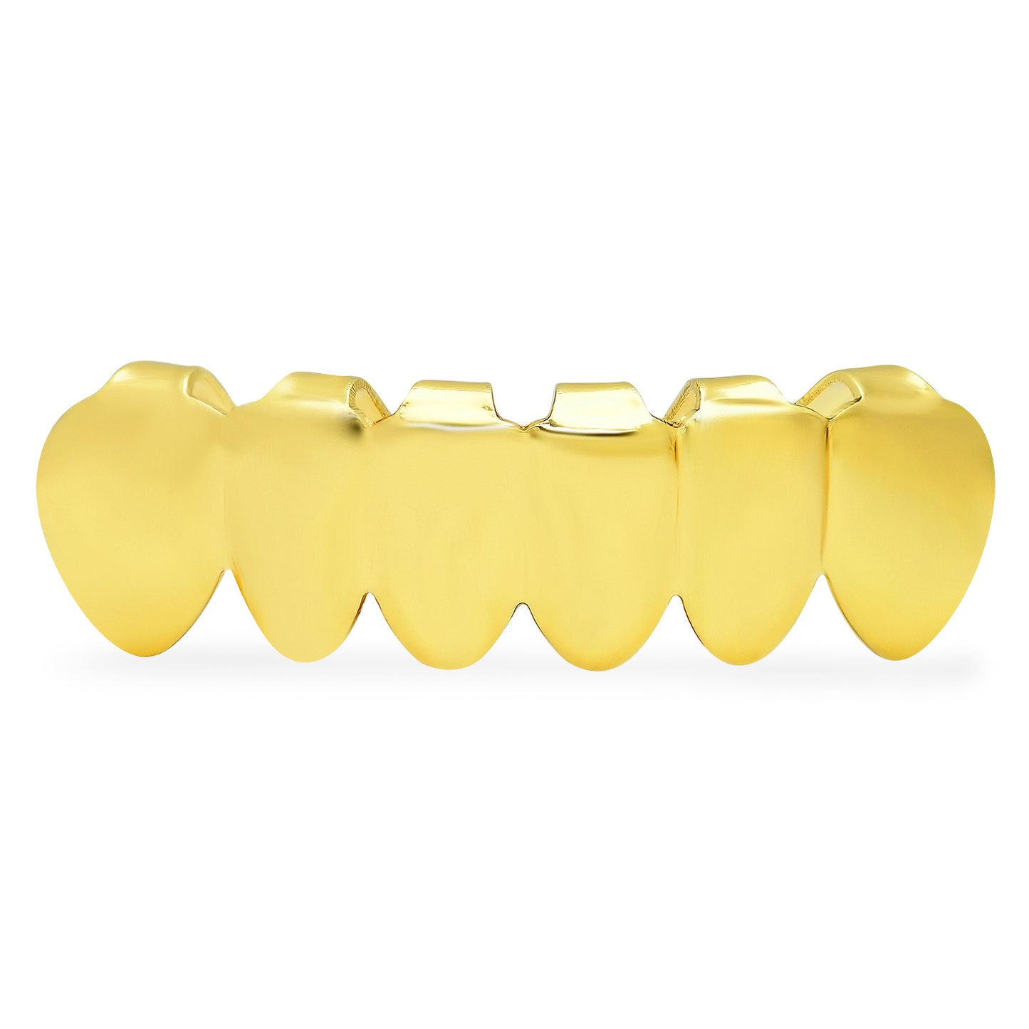 Removable Top/Bottom Teeth Grillz Set (24k Gold Plated or Rhodium Plated) + Polishing Cloth