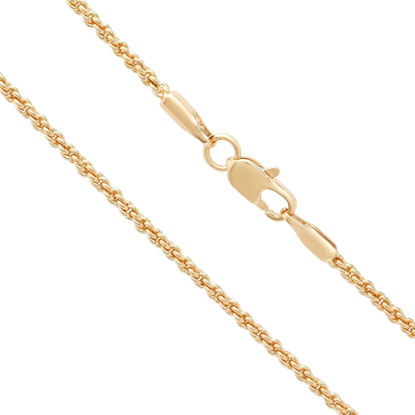 14K Gold Heavy Plated Chunky Nugget Textured Rectangular Pendant + Chain Necklace Choose Style (Rope, Figaro, or Curb) Set