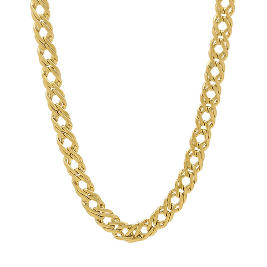 5mm-7mm 14k Gold Plated Venetian Chain Necklace or Bracelet 7-36" Made in USA (SKU: GL-VENITIAN-CHAINS)