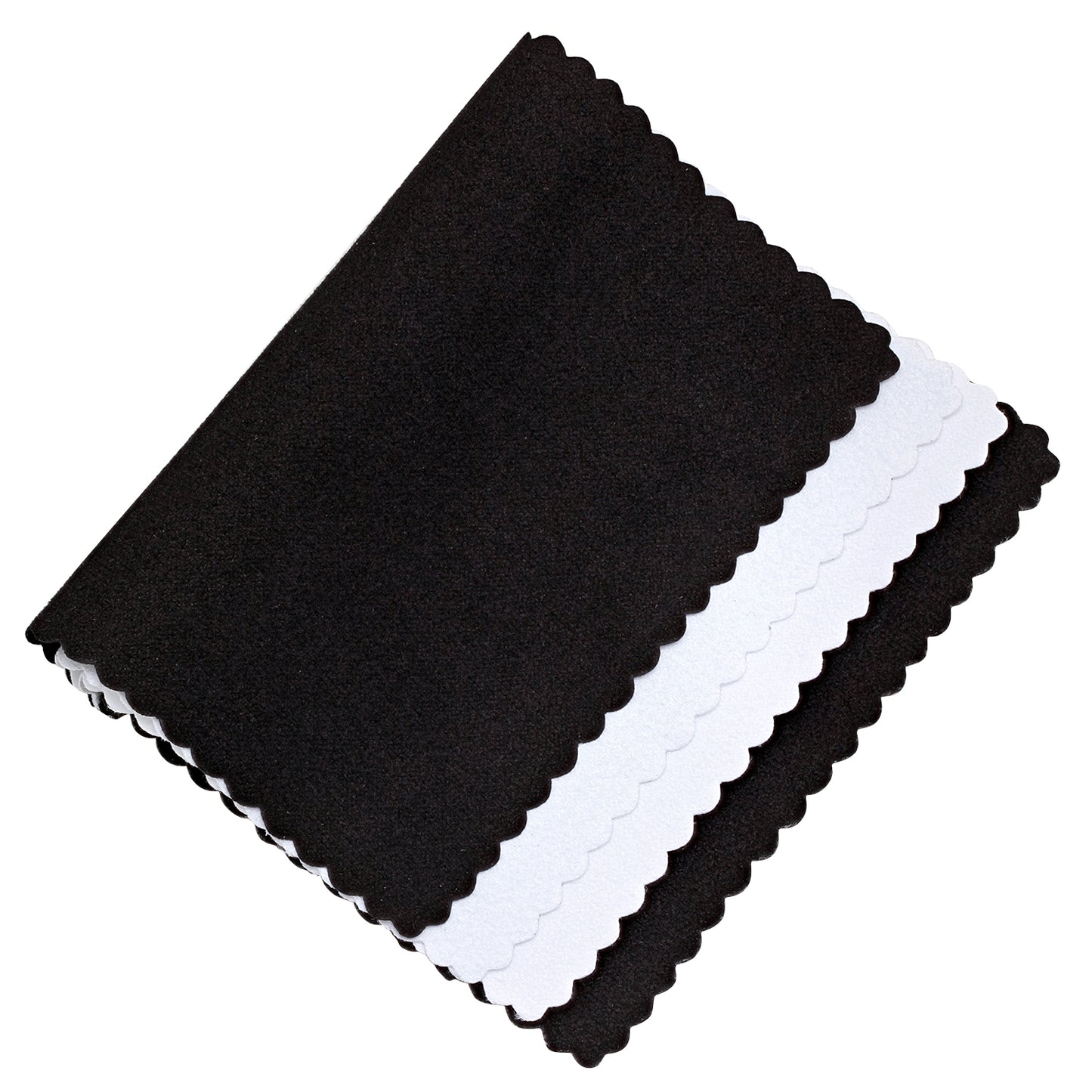 Travel Size Microfiber Jewelry Cleaning & Polishing Cloth w/Dual Layers Available in 1,2,3,6 Packs