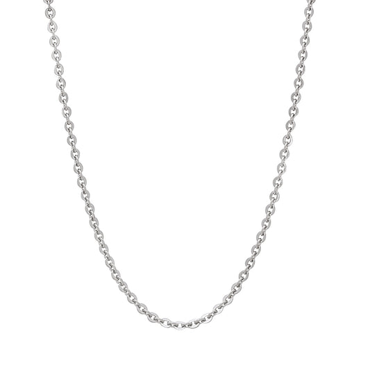 1.5mm High-Polished Stainless Steel Cable Chain Necklace + Gift Box