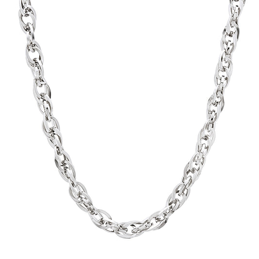 3.5mm High-Polished Stainless Steel Wire Cable Chain Necklace