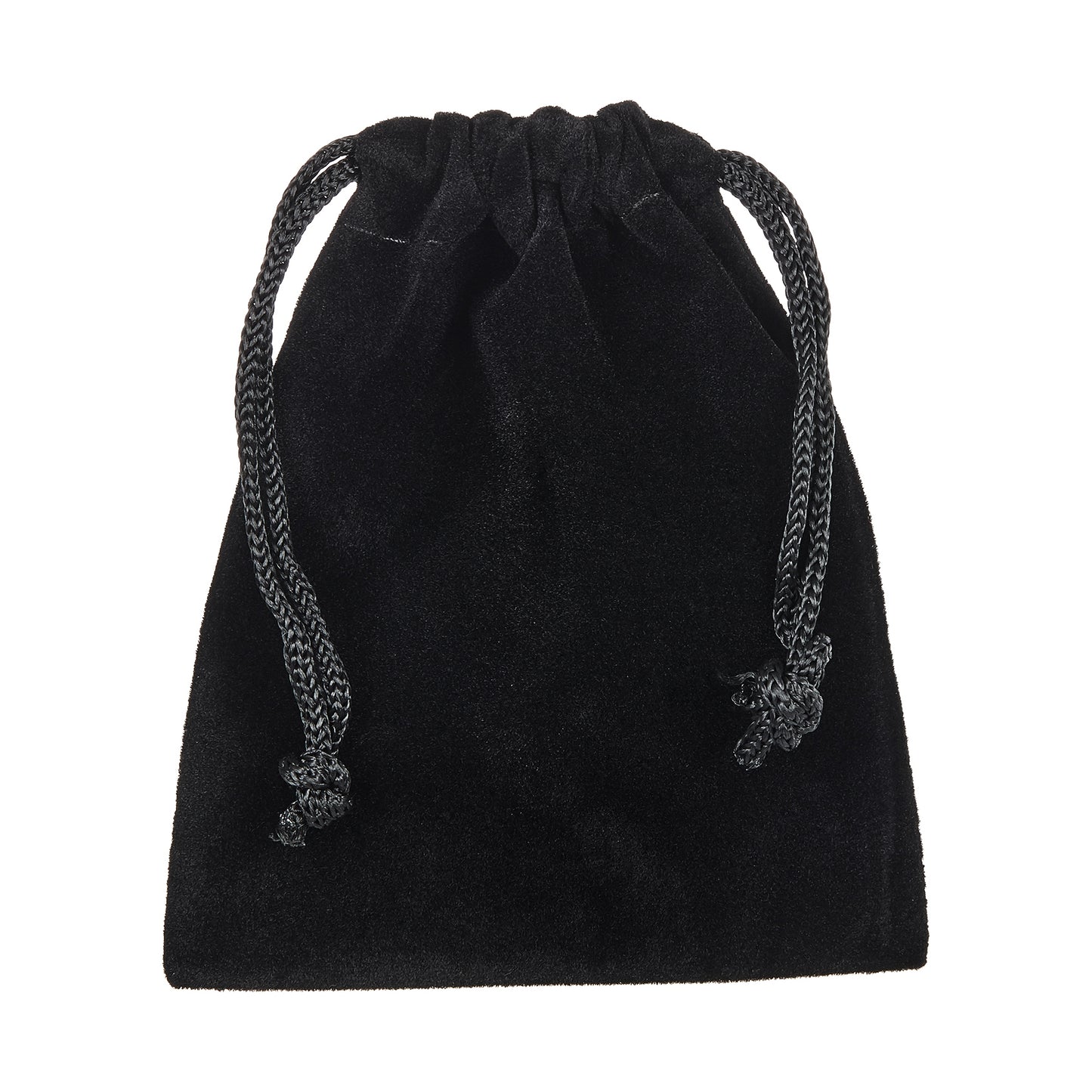 4" X 5" Black Velvet Cloth Jewelry Pouch